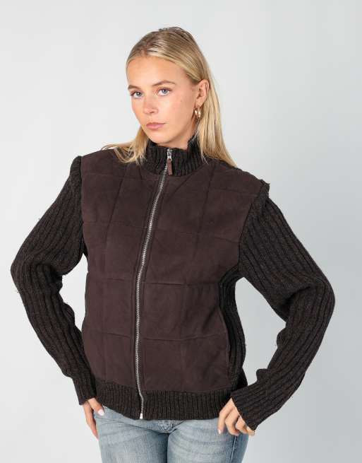 Vintage Skelton S light jacket in brown