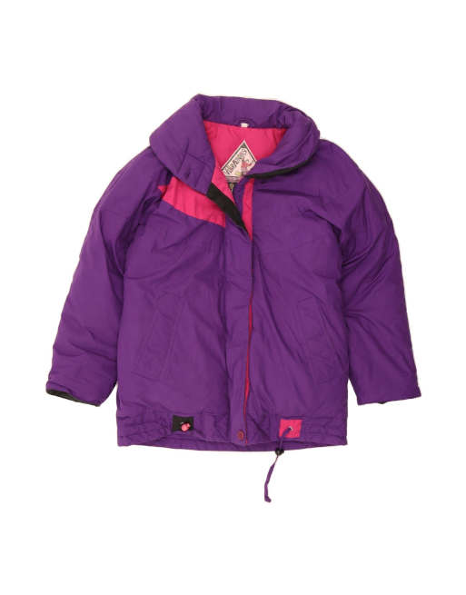 Vintage Ski Jacket UK 42 XL In Purple