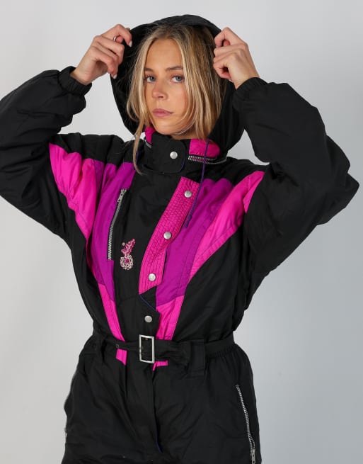 Vintage SKISSconcept S ski suit in black, 2 of 4