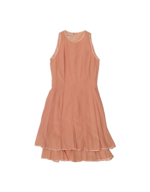 Vintage Sleeveless A-line Dress It 44 Medium In Pink