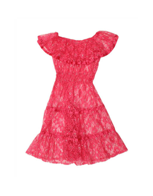 Vintage Sleeveless A-line Dress UK 14 Large In Pink Floral