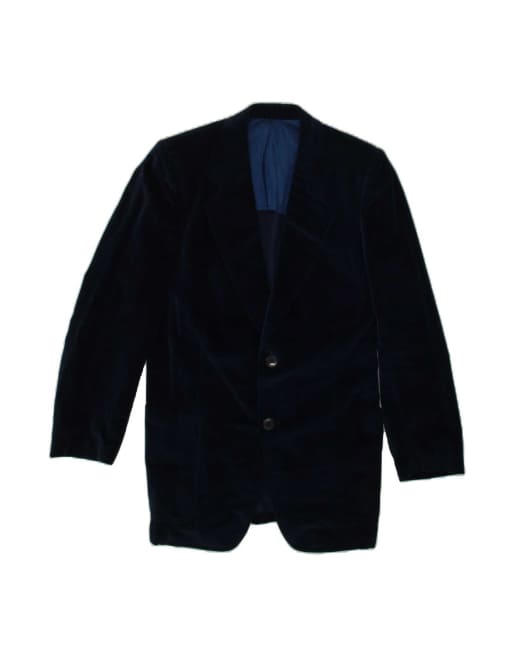 Vintage Slim Fit 2 Button Blazer Jacket It 50 Large In Blue