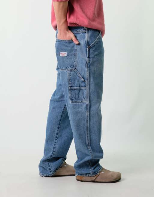 Mens Denim Big Smith Carpenter Jeans Vintage Big Smith Carpenter