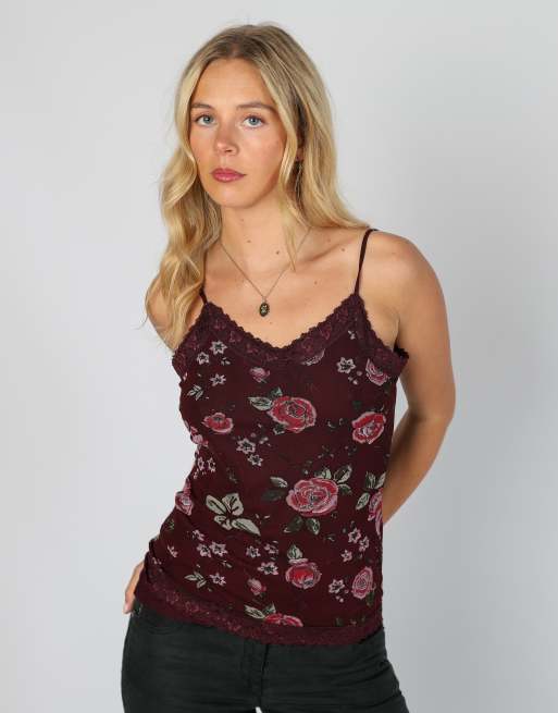 Vintage S.Oliver M cami in purple