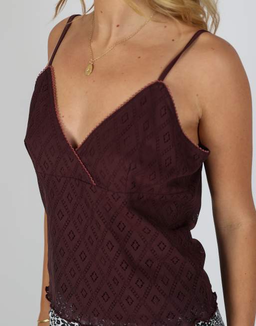 Vintage S.Oliver M cami in purple, 4 of 4