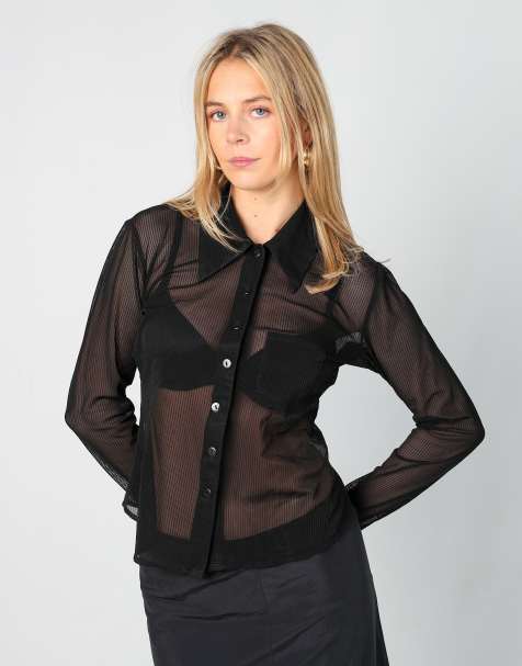 Vintage S.Oliver S blouse in black - view 1