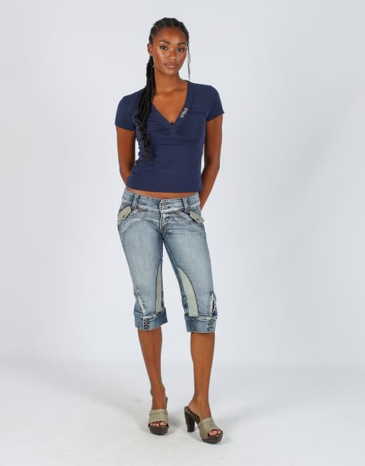 Vintage SOS M 3/4 jeans in blue