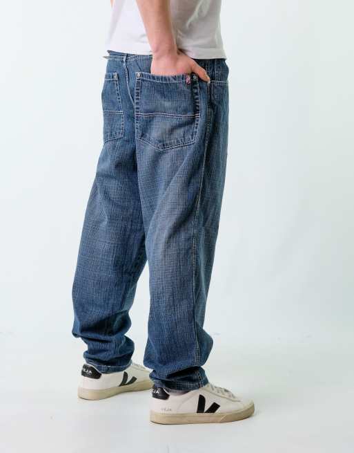 Vintage Southpole 34x32 Denim Hip Hop Baggy Jeans Blue