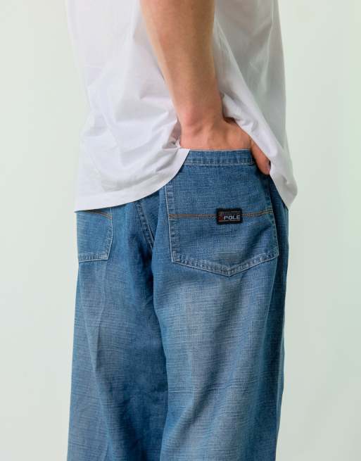 Vintage Southpole 38x32 Denim Hip Hop Jeans Blue