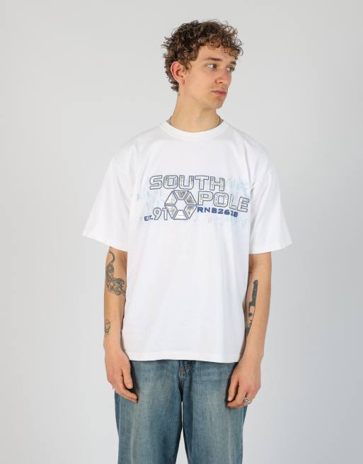Vintage Southpole l t-shirt in ivory