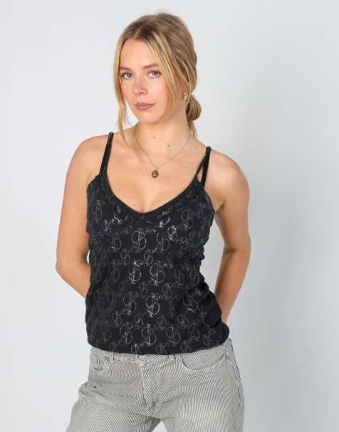 Vintage Southpole S cami in black - view 1
