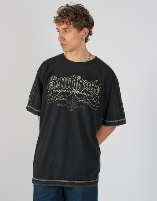 Vintage Southpole xxl t-shirt in black, 2 of 4