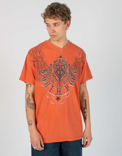 Vintage Southpole xxl t-shirt in orange, 2 of 4