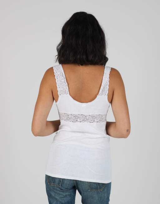 Vintage Speidel M blouse in white, 2 of 4