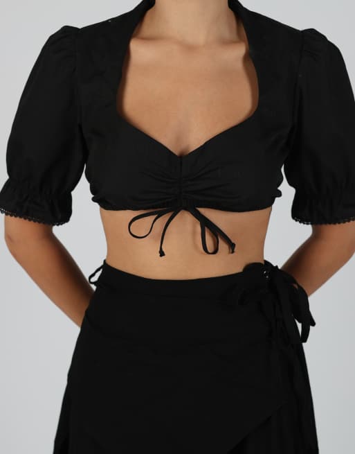 Vintage Spieth&Wensky S blouse in black, 4 of 4