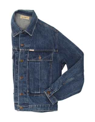 Vintage Spitfire Size L Denim Jacket in Blue