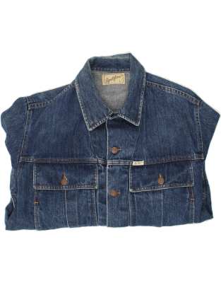 Vintage Spitfire Size L Denim Jacket in Blue