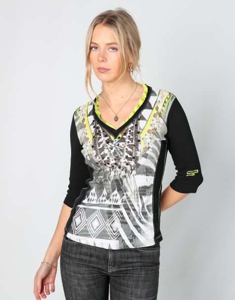 Vintage Sportalm S long sleeve top in black - view 1