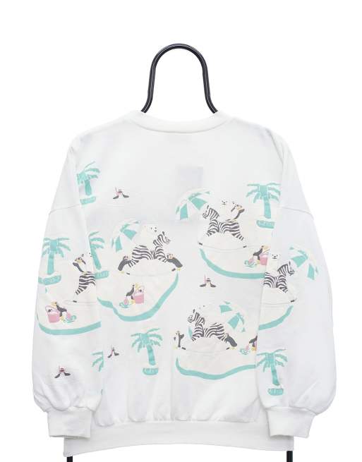 Vintage Spumoni size S sweatshirt in white