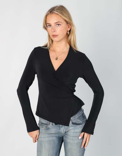 Vintage Stage S long sleeve top in black