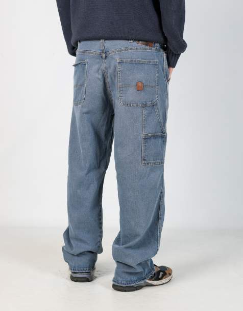 Vintage Stanley 38x32 denim jeans in blue - view 1