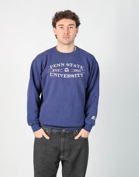 Vintage Starter m sweatshirt in navy blue - view 1