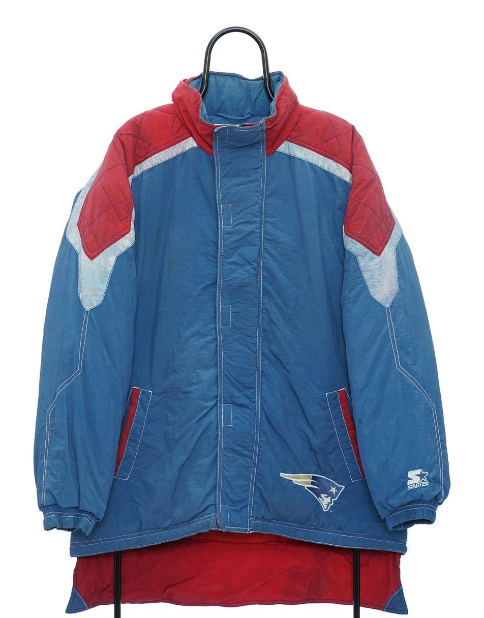 Vintage Starter NFL Size L Coat New England Patriots In Navy