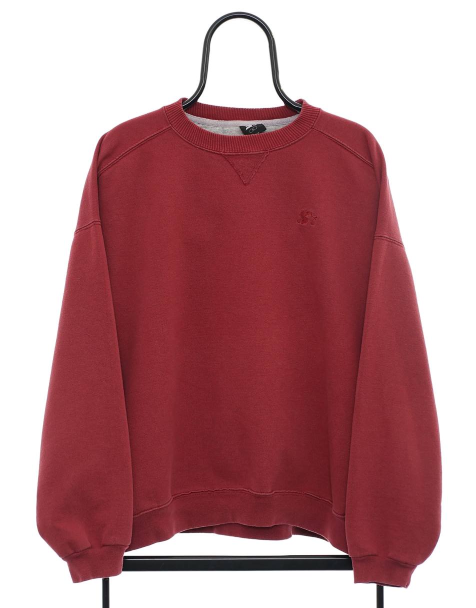 Vintage Starter Size XL Sweat-shirt In Maroon