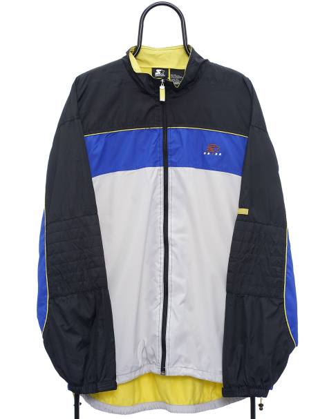 Vintage Starter size XL windbreaker jacket in blue - view 1