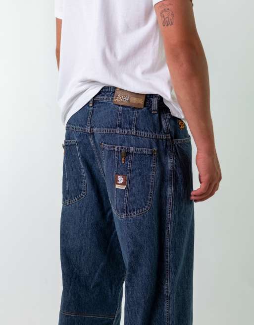 Vintage  State property 36x32 Denim Hip Hop Jeans Blue