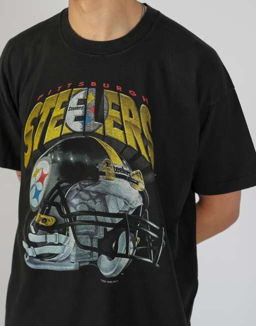 Vintage Steelers l t-shirt in black, 4 of 4