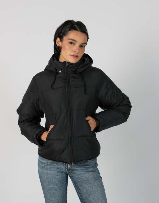 Vintage Stefanel S puffer jacket in black, 2 of 4