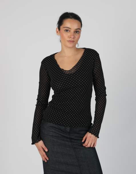 Vintage Stefano Spada S mesh top in black - view 1