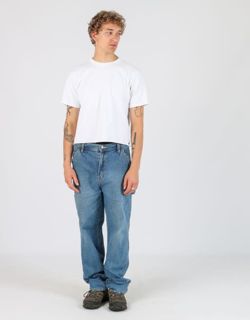 Vintage Steve & Barrys 34x34 denim carpenter jeans in blue, 2 of 4