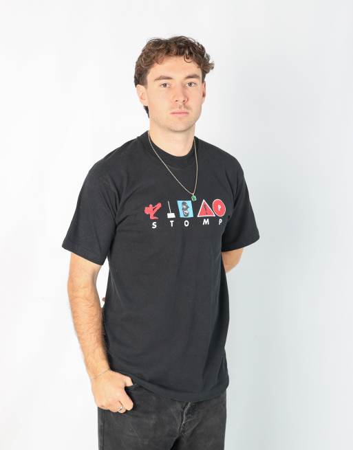 Vintage Stomp l t-shirt in black