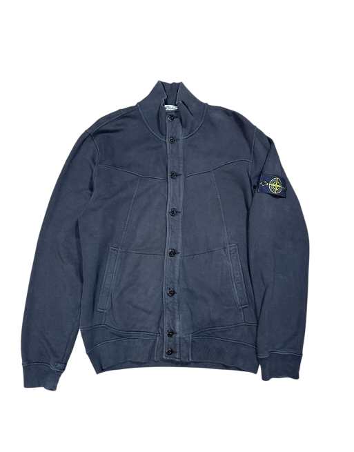 Vintage Stone Island FW12 Button Up Jacket size xxl in black