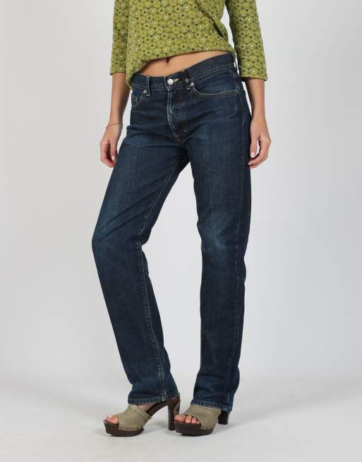 Vintage Stone Island S straight jeans in blue, 2 of 4