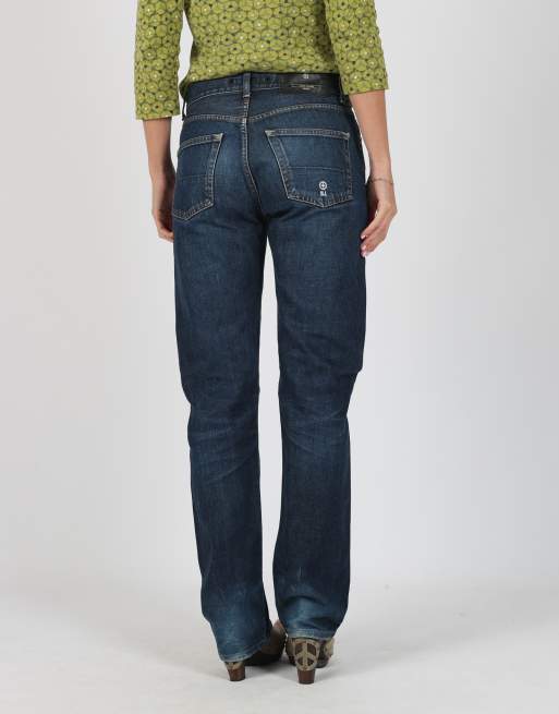 Vintage Stone Island S straight jeans in blue, 4 of 4