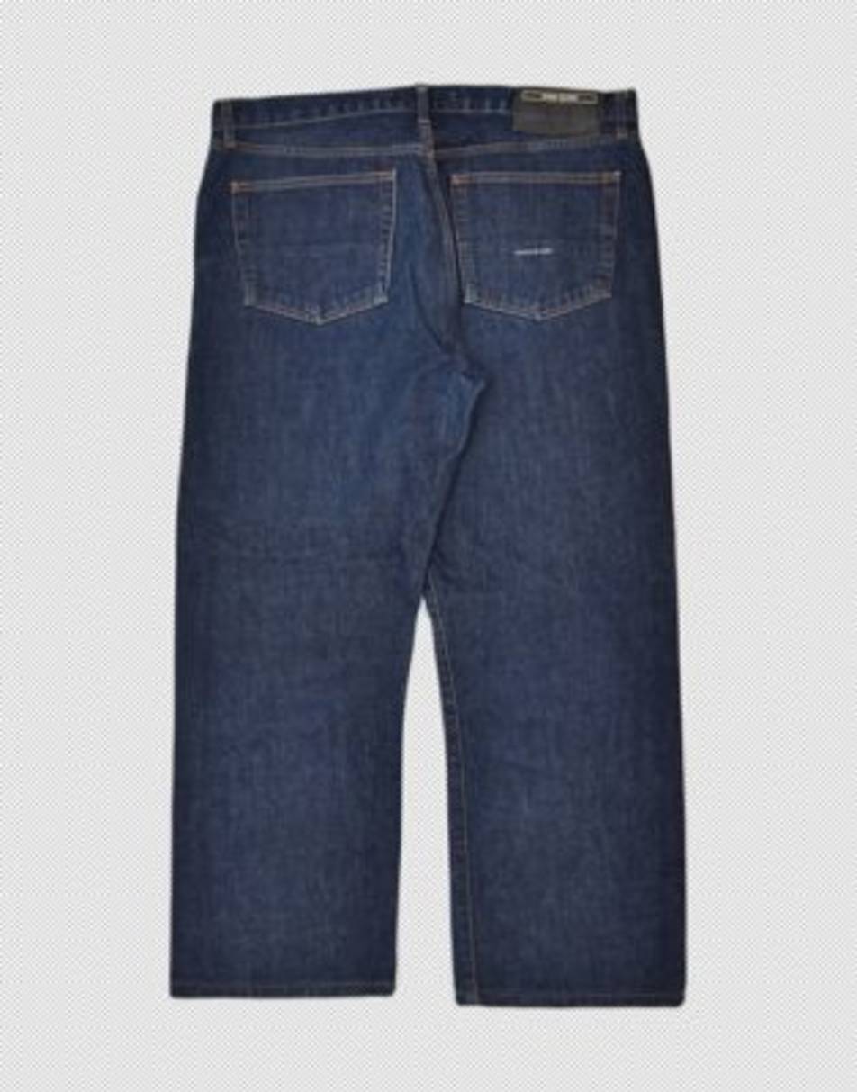 Vintage Stone Island Size 2XL straight leg jeans in blue