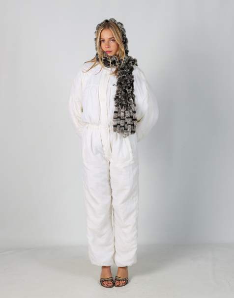 Vintage Stratos S ski suit in ivory - view 1
