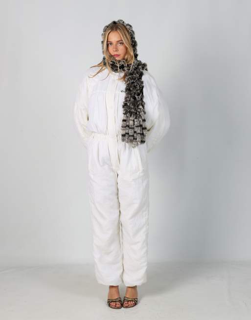 Vintage Stratos S ski suit in ivory