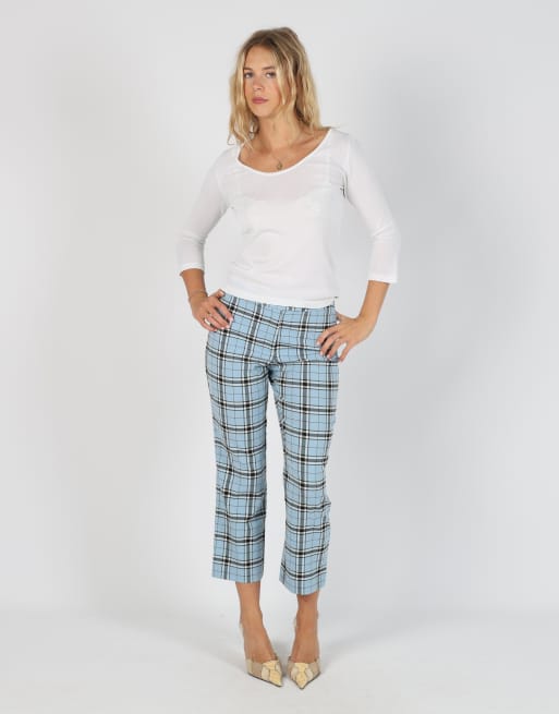 Vintage Street One 8 woven trousers in light blue