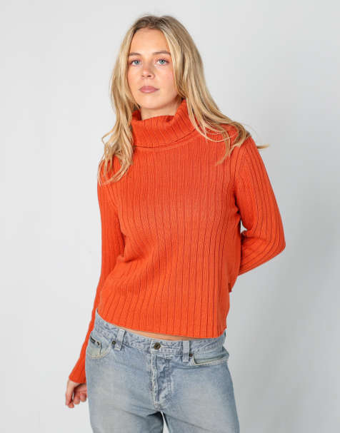 Vintage Street One M knitted jumper in orange - view 1