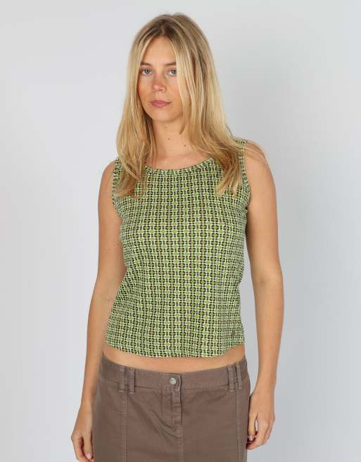 Vintage Street One S cami in light green
