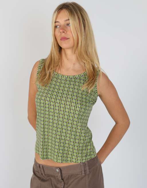 Vintage Street One S cami in light green, 3 of 4