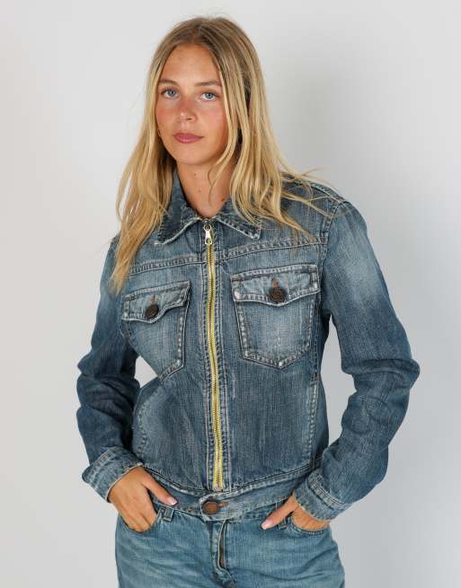 Vintage Studio Jeans M denim jacket in light blue