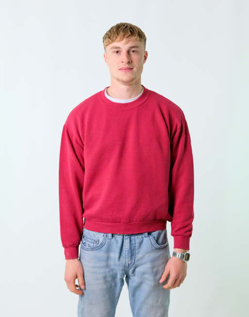 Vintage Sturdy Sweats L Sweatshirt Red