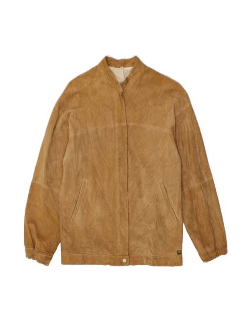 Vintage Suede Jacket It 44 Medium In Brown