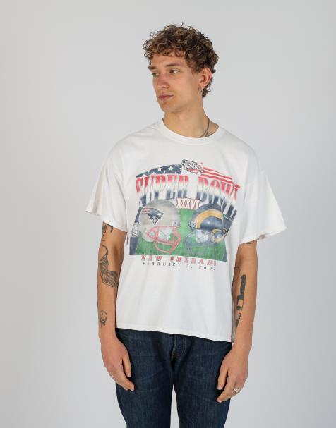 Vintage Super Bowl xl t-shirt in ivory - view 1