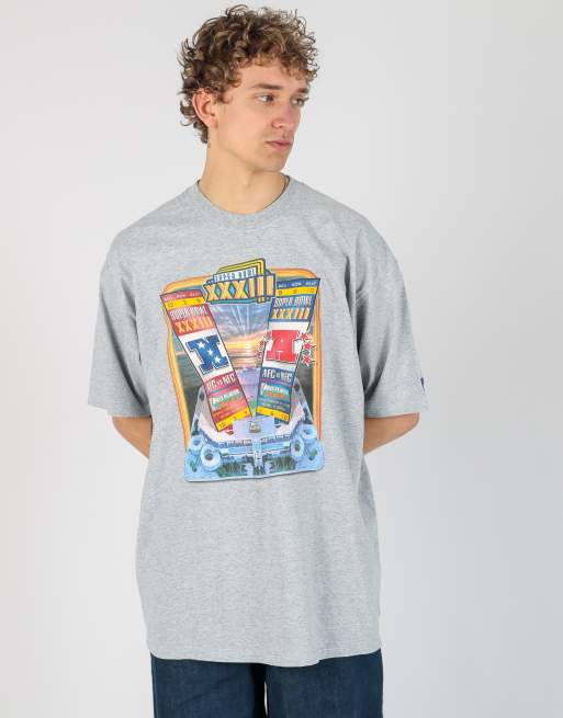 Vintage Superbowl xxl t-shirt in light grey, 2 of 4
